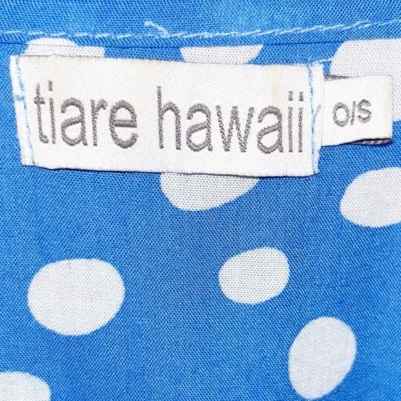 TIARE HAWAII The Blake high-low V-neck tie front dress in Bambi Print SZ: medium - Picture 6 of 16